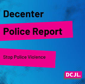 cover image depicting text decenter Police Report