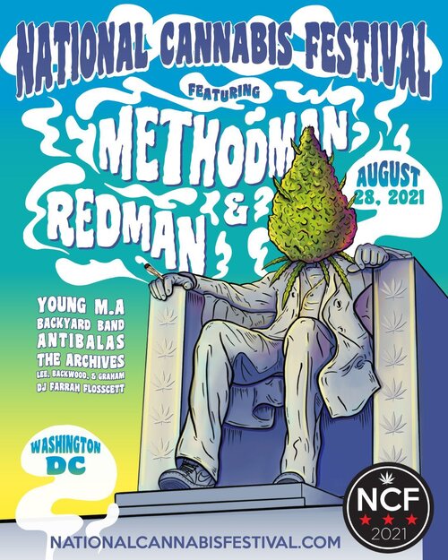 National Cannabis Fest 2021 featuring method man and red man
