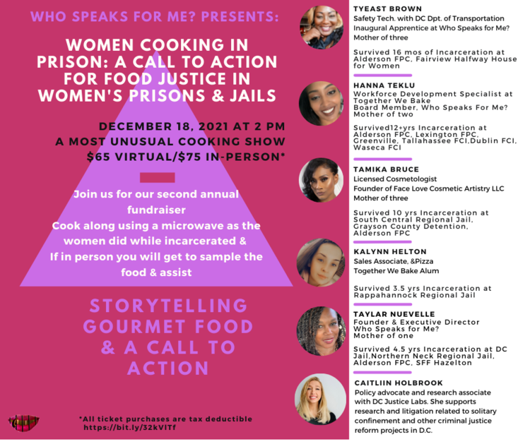 A Call to Action for Food Justice in Women's Prisons and Jails