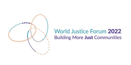 Graphic for the World Justice forum taking place May 30th through June 2nd from 2:00pm to 5:30pm